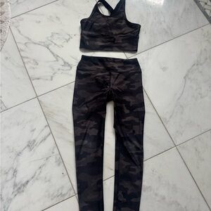 7/8 cameo leggings/tank top set